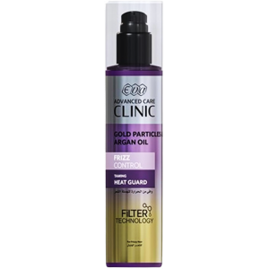 EVA ADVANCED CARE CLINIC GOLD PARTICLES & ARGAN OIL FRIZZ CONTROL TAMING HEAT GUARD 200 ML